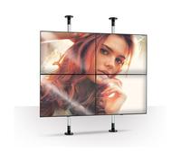 B-Tech SYSTEM 2 BT7822/W Montage plafond / sol très résistant, blanc