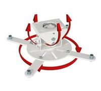 System 2 BT899XL - Kit de montage (système de montage au plafond) - extra large - pour projecteur - avec micro-réglage - verrouillable - blanc -