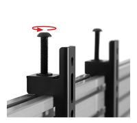 Accessoires de montage d'écran plat - B-Tech - BT8390-VESA200F - Noir - 70 kg - Glissière