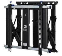 B-TECH Ultra-Slim BT8312 - Support - pour mur vidéo - verrouillable - noir - Taille d'écran : 42"-70" - montable sur mur Noir G