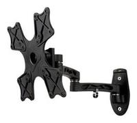 Ventry BTV504 - Kit de montage (support mural, bras double pivotant) - pour écran plat - noir - Taille d'écran : jusqu'à 42 pouces - montable sur mur