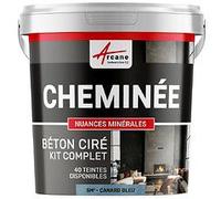 B?ton Cir? Chemin?e en kit complet - 5 m? (en 2 couches) Canard Gris Bleut? - ARCANE INDUSTRIES