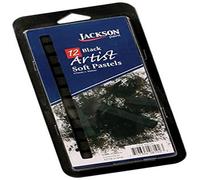 B tons de croquis Jack Richeson Jackson (lot de 12) Noir