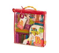 B. toys - 68 pièces - Blocs de Construction pour Enfants - 68 Blocs de Jouets dans Une Pochette de Rangement - Jouet STIM - 2 Ans et +