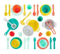 B. Toys - Accessoires de Cuisine - Batterie de Cuisine, Vaisselle, ustensiles - Ensemble de 33 pièces pour Enfants - Jouets de Simulation - 3 Ans Plus