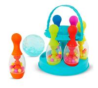 B. toys - Allons au Bowling! - Jeu de Bowling avec 6 quilles et Une Boule - Jeu d'intérieur et d'extérieur - Ensemble de Jeux pour Tout-Petits et Enfants - 2 Ans et +