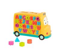 B. toys - AlphaBus - Bus Scolaire éducatif - Autobus Scolaire Jouet avec 26 Lettres et 4 Formes - Tableau magnétique et Espace de Rangement - Jeu de tri des Formes de l'alphabet - 3 Ans et +