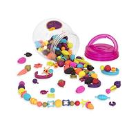 Btoys - Kit de perles à enfiler Pop Arty! - 150 pièces, colliers, bagues, bracelets, dès 4 ans