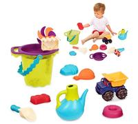 B. toys - B. Ready sac de jouets de plage - Fourre-tout de plage avec 11 jouets drôles pour le sable - Enfants de 18 mois et plus