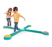 B. toys - Balance Beam for Kids - Interlocking Balancing Beams - 5 Sensory Pads & 8 Beams - Active Play for Toddlers, Kids - 3 Years + - Balance & Build Set
