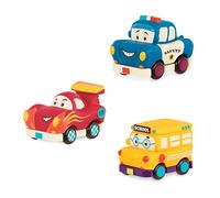 Set De 3 Vehicules Bus Police Et F1