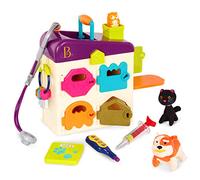 B. toys by Battat - 44175 - Jouet éveil multi-activités - Clinique des Animaux en Peluche Multicolore BX1229C1Z