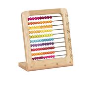 B Toys By Battat B Wooden Abacus Kids Classic Math With 100 Beads Educational Toy For Addition And Subtraction Numbers Counting 18 Months Two-Ty Fruity Bx1473z Multicolore
