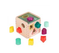 B Toys By Battat- Wonder Cube Jouet De Tri En Bois Pour Tout-Petits Bx1763z