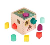B. Toys - Wonder Cube - Jouet de développement en Bois - trieur de Formes - 9 Formes colorées - Jouet éducatif pour Les Tout-Petits, Les Enfants - 18 Mois +