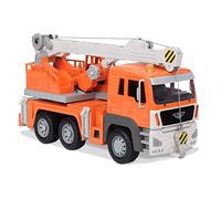 B. toys Driven by Battat - Camion-Grue, 46 cm - Grand Camion-Grue pour Enfants - Jouet Véhicule de Construction - Lumières et Sons - Pièces Mobiles - 3 Ans et +
