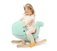 B. toys Echo, Baleine à Bascule Douce avec poignées en Bois