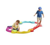 B. toys - Ensemble Balance & Groove - Poutre d'équilibre pour Enfants - Jeux et activités Musicales - 5 Pierres sensorielles, 8 poutres ondulées et 1 nacelle Musicale - 3 Ans et +