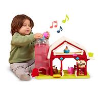 B. Toys - Ferme d'amusement Musical - Grange à Jouets Interactive - Animaux de la Ferme - Grange Rouge avec Sons et lumières - 2 Ans et +