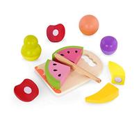 B. toys Fruits en Bois à découper, avec Couteau et Planche