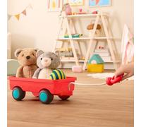 B. Toys - Happy Wagon - Chariot Jouet Rouge à Tirer, Roues fluides