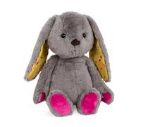 B. toys Happyhues Sprinkle Bunny, Lapin en Peluche Gris foncé 30 cm