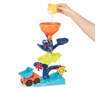 B. toys - Hibou et les Chutes d'Eau - Roue à eau - Jeu d'eau - Jouet de bain pour bébé, 18 mois +