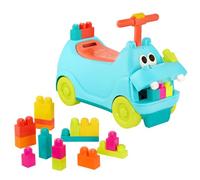B. toys - Hippopotame à chevaucher avec Blocs LocBloc - Jouet à enfourcher - 26 Blocs de Construction - Jeu STIM - Jouets Actifs pour Tout-Petits, Enfants - 12 Mois et +