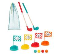 B. toys Hole-in-Fun, Jeu de Golf pour Enfants en Bois, Ensemble de Golf