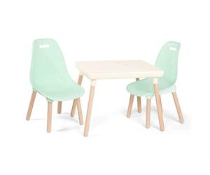 B. toys Kid Century Modern, Table et 2 chaises pour Enfants, Menthe