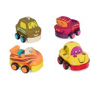 B. toys - Wheeee-ls - Set de 4 voitures à friction souples - Pour enfants de 1 an et plus