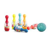 B. toys - Let's Go Bowling! - Orange - 6 quilles et 1 Boule - Jeu d'intérieur et d'extérieur - Jeu pour Tout-Petits, Enfants - 2 Ans et +