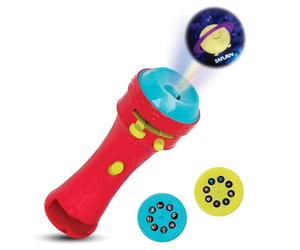 B. toys - Light Me to The Moon, Lampe de Poche à Projection Rouge