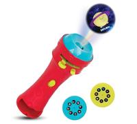 B. Toys - Light Me to The Moon - Rouge - Lampe de Poche pour projecteur - 2 bobines d'images - Projections de planètes et d'extraterrestres - Jouet Spatial pour Enfants - 4 Ans et +