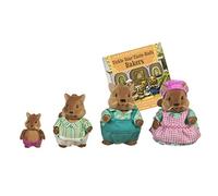 Li'l Woodzeez - Les Écureuil Bushytail - Figurines Jouets - Personnages Animaux - Set de Figurines - Famille d'écureuil, 3 Ans Plus