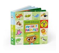 B. toys Little Listeners Mes Premiers Animaux, Livre interactif | 45 animaux à écouter et à apprendre, boutons sonores, vocabulaire de base, livre cartonné interactif, 1 ans et +