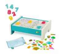 B. toys - Look & Shine - Boîte à lumière éducative - Ensemble de 71 pièces pour l'art, l'apprentissage et Le traçage - 50 Formes géométriques, 10 Chiffres et 5 marqueurs - 3 Ans et +