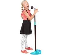 B Toys - Mic It Shine - Jouet Micro avec Pied Lumineux - Microphone Extensible avec Fonction Bluetooth et Base Lumineuse pour Enfants à partir de 3 Ans (Blanc) Blanc G