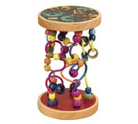 B. toys Montessori Baby Spielzeug Motorikschleifen mit Holzperlen - Holzspielzeu
