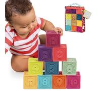Btoys Blocs à empiler – 10 blocs acidulés