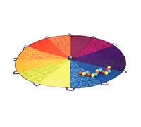 B. toys - Parachute Woo-Hue - Parachute pour enfants - Tente à vent avec 12 poignées - Jeux de plein air pour enfants - 3 ans et +