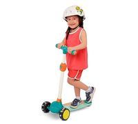 B. Toys - Scooter en Bois pour Enfants - Hauteur réglable et Roues Lumineuses - Scooter à 3 Roues - Pont en Bois Massif - 3 Ans et +