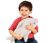 B. Toys - Squishies à câliner - Requin en Peluche - Animal en Peluche - Requin Gris Doux et Moelleux - Jouet Lavable pour bébé, Enfant en Bas âge, Enfants - 0 Mois et +
