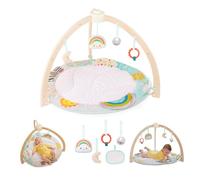 B. toys Tapis d’éveil bébé Sunrise to Sunset avec Arche en Bois