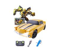 (B)Transformers 7 Optimus Prime Bumblebee Voiture télécommandée Voiture de course à quatre roues motrices