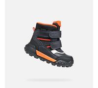 Geox Bébé garçon B Trekkyup Boy B ABX Bottines à la Cheville, Bleu Marine/Orange, 20 EU