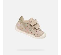 Geox Bébé Fille B Tutim First Walker Shoe, Beige Lt Gold, 23 EU