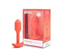 b-Vibe Plug anal Snug Plug 1 Orange vif 10 cm