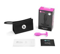 b-Vibe Douillet Fiche 1 Plug Anal Fuchsia 2 x 94 cm