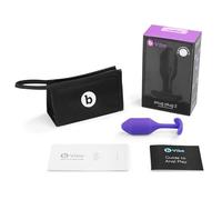 b-Vibe Douillet Fiche 2 Plug Anal Violet 3 x 114 cm